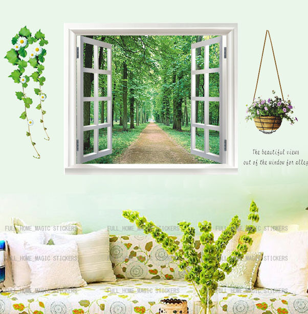 Window Alley Decorative Wall Stickers